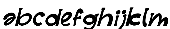 Rollery Coasther Italic Font LOWERCASE