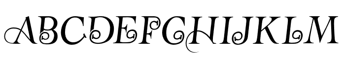RollexIIItalic-Italic Font UPPERCASE