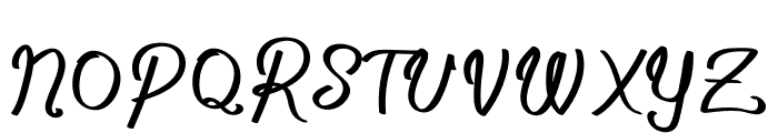 Rolling Stay Font UPPERCASE