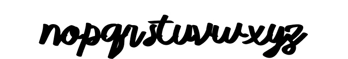 Rolling Stay Font LOWERCASE