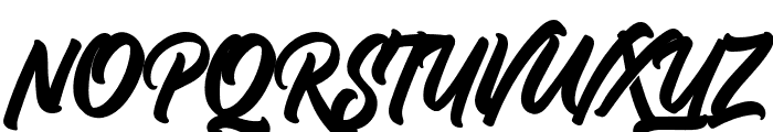 RollingBold-Regular Font UPPERCASE