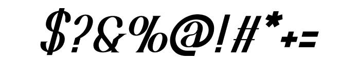 Roman Murphy Italic Font OTHER CHARS