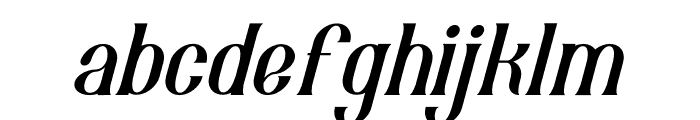 Roman Murphy Italic Font LOWERCASE