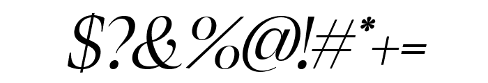 Roman Noirs Italic Font OTHER CHARS