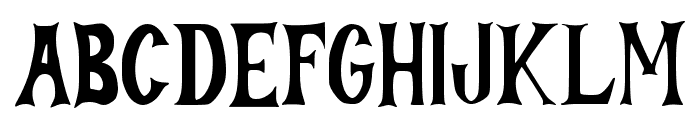 Roman Regular Font UPPERCASE