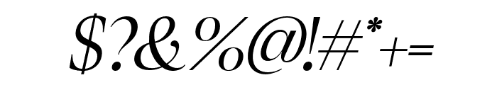 RomanNoirs-Italic Font OTHER CHARS