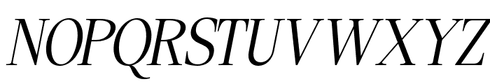 RomanNoirs-Italic Font UPPERCASE