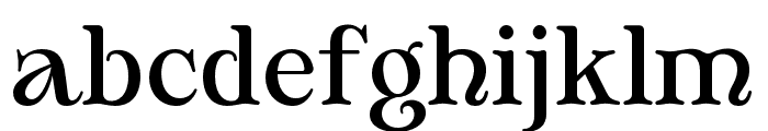 Romancial-Regular Font LOWERCASE