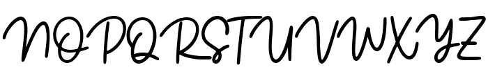 Romanian Signature Font UPPERCASE