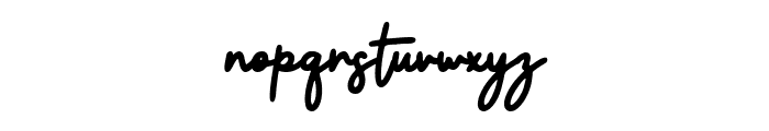 Romanian Signature Font LOWERCASE