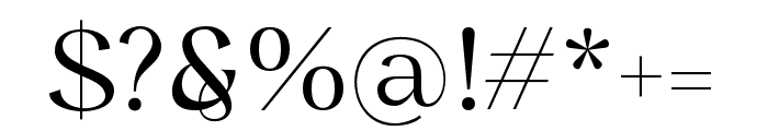 RomansStory-Regular Font OTHER CHARS