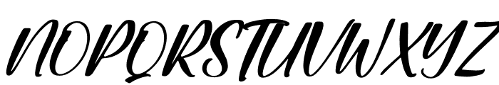 Romanth Cattalis Italic Font UPPERCASE