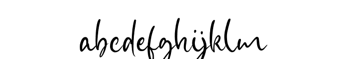 Romantic Butterfly Font LOWERCASE