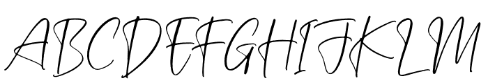 Romantic Essentials Font UPPERCASE