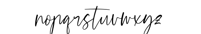 Romantic Essentials Font LOWERCASE