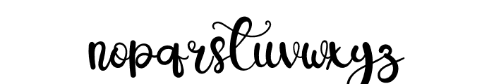 Romantic Farmhouse Font LOWERCASE