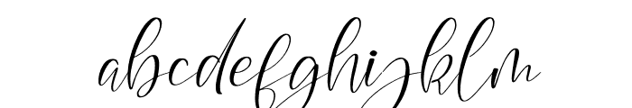 Romantic Matched Italic Font LOWERCASE