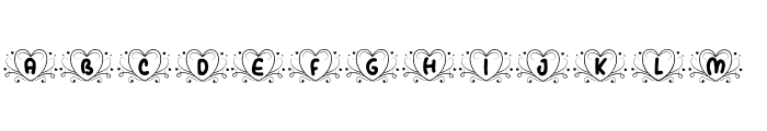 Romantic Monogram Font UPPERCASE