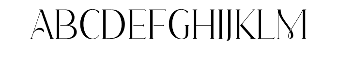 Romantic Serif Font LOWERCASE