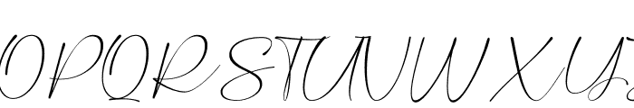 Romantic Session Font UPPERCASE
