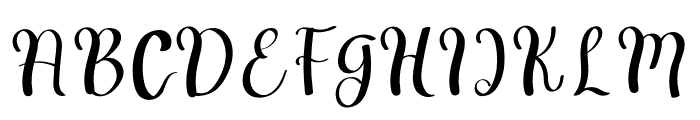 Romantic Signature Font UPPERCASE