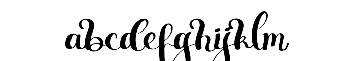 Romantic Signature Font LOWERCASE