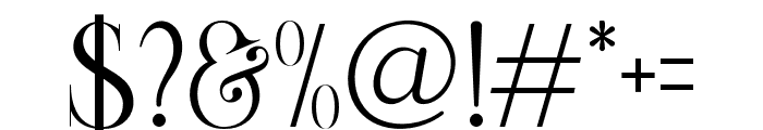 Romantica Serif Font OTHER CHARS