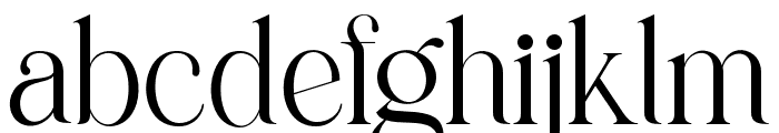 Romantica Serif Font LOWERCASE