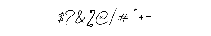 Romantica Signature Regular Font OTHER CHARS