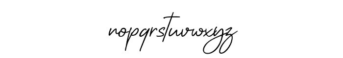 Romantica Signature Regular Font LOWERCASE