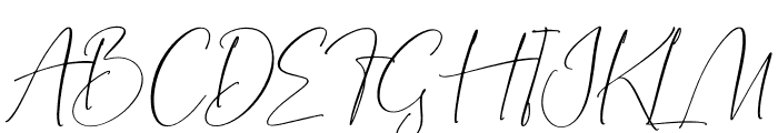 Romantical Bohelian Italic Font UPPERCASE