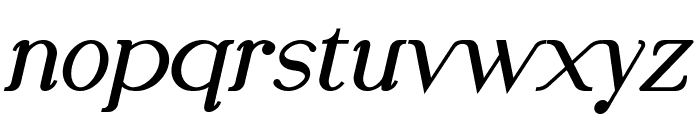 Romany Serif Bold Italic Font LOWERCASE