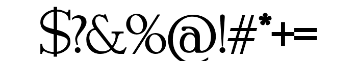 Romany Serif Bold Font OTHER CHARS