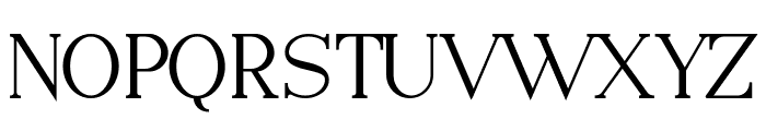 Romany Serif Bold Font UPPERCASE