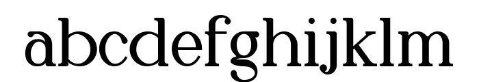 Romany Serif Bold Font LOWERCASE