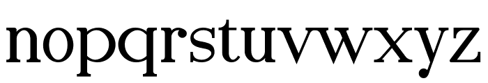 Romany Serif Bold Font LOWERCASE