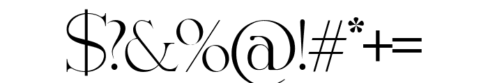 Romany Serif Font OTHER CHARS