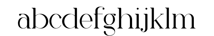Romany Serif Font LOWERCASE