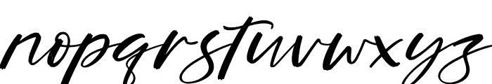 Romario Smithra Italic Font LOWERCASE