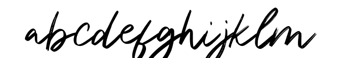 RomashaSignature-Regular Font LOWERCASE