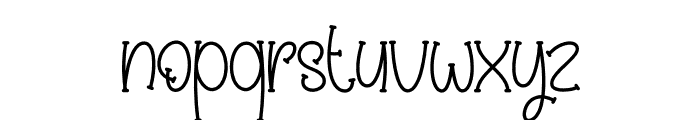 Romatic Christmas Font LOWERCASE