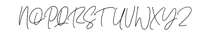 Romatine Signature Font UPPERCASE