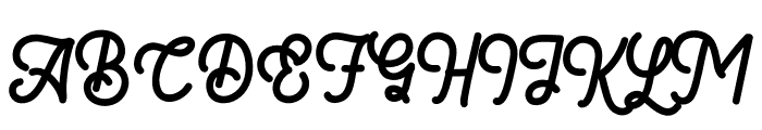 Romedhal Font UPPERCASE