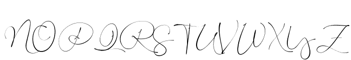 Romellast Thin Font UPPERCASE