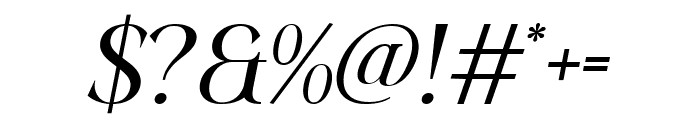 Romelu Vomelu Italic Font OTHER CHARS