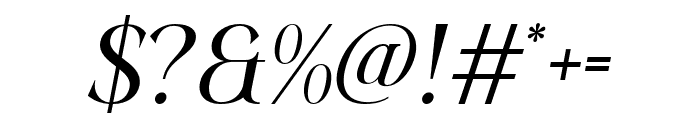 RomeluVomelu-Italic Font OTHER CHARS