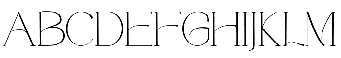 Romentic Font UPPERCASE