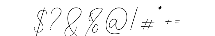 Romeo Handwritten Font OTHER CHARS