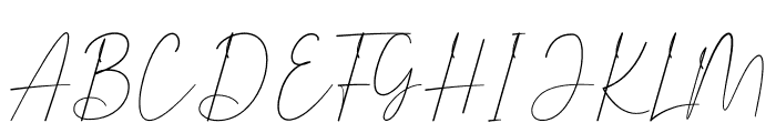 Romeo Handwritten Font UPPERCASE