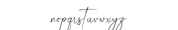 Romeo Handwritten Font LOWERCASE